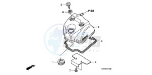 CRF250RC drawing CYLINDER HEAD COVER