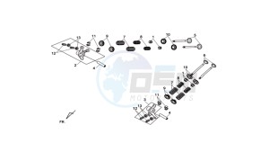 MAXSYM 400 EFI drawing VALVES