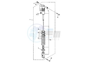 YZ N-LW 80 drawing REAR SUSPENSION