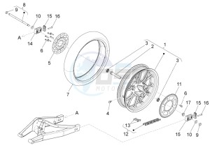 RS4 50 2t drawing Rear Wheel