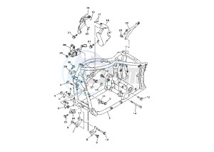 XVS DRAG STAR 650 drawing FRAME