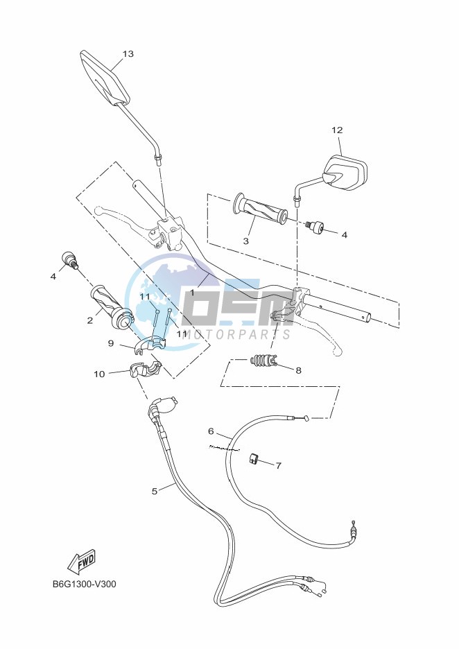 STEERING HANDLE & CABLE