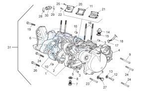 Off Road RX_50_ (CH, EU) drawing Crankcase