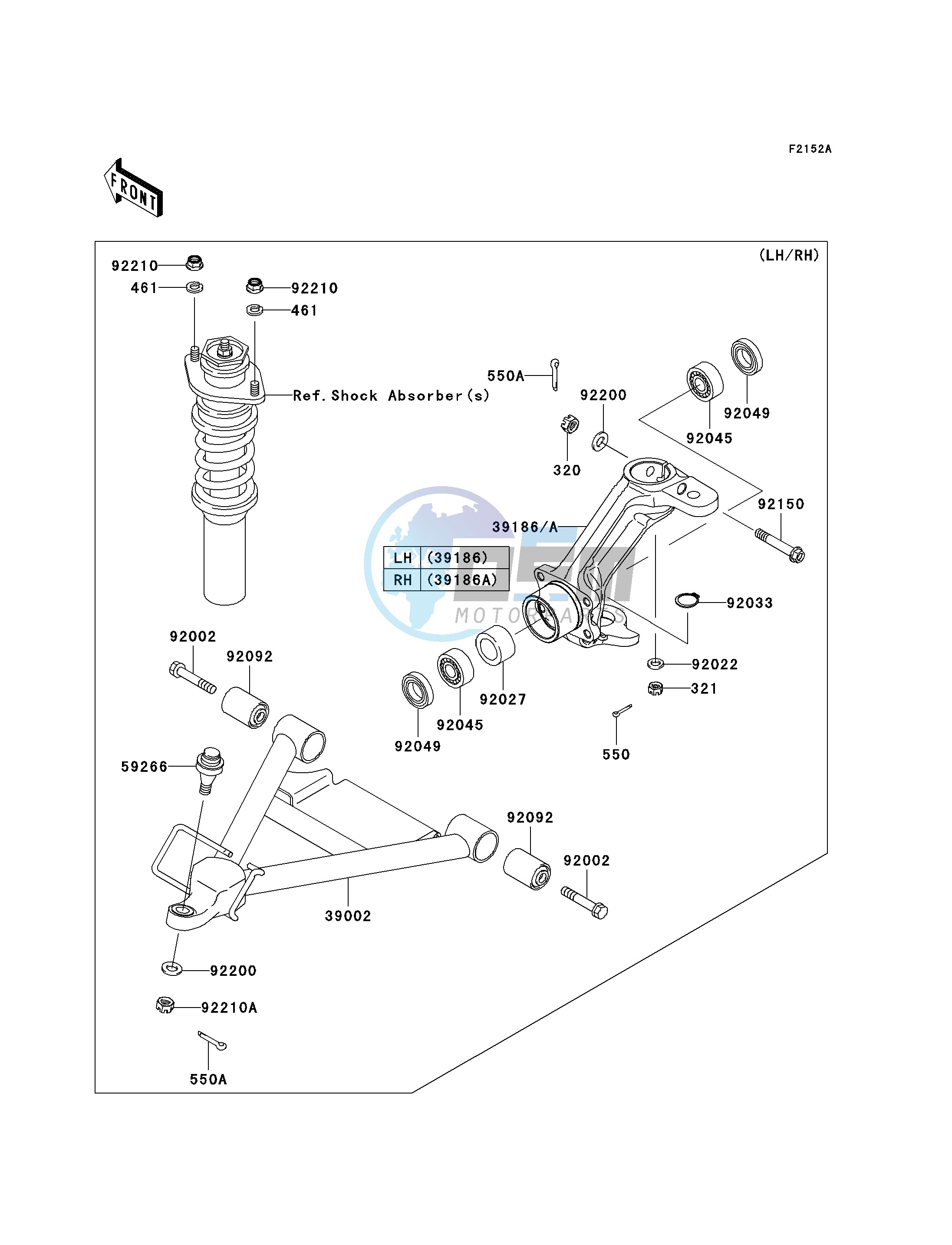 FRONT SUSPENSION-- J8F- -