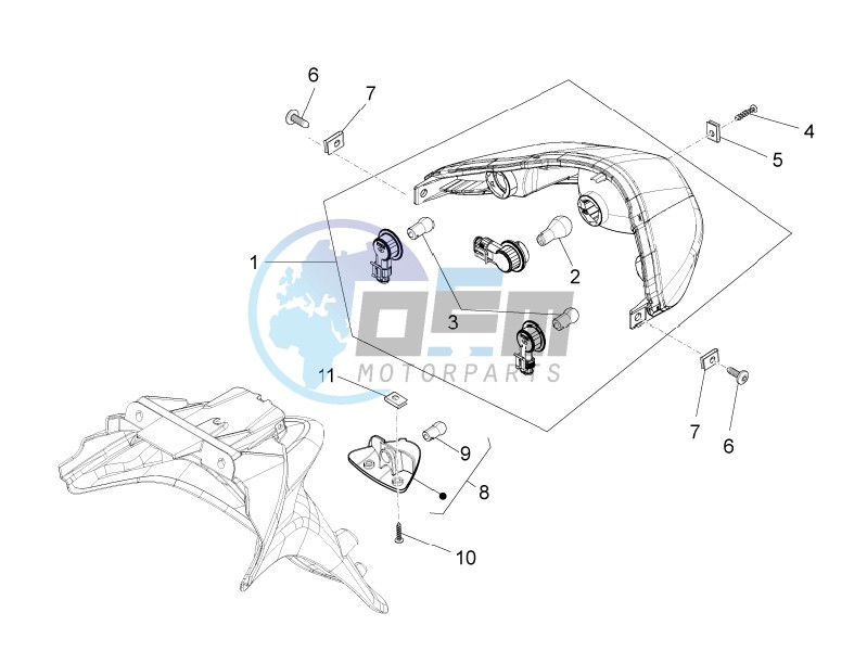 Rear headlamps - Turn signal lamps