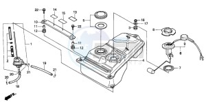 SH75D drawing FUEL TANK