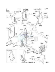 KL 650 A [KLR650] (A10-A14) [KLR650] drawing RADIATOR