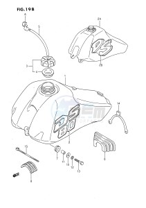 DS80 (E3) drawing FUEL TANK (MODEL L M)