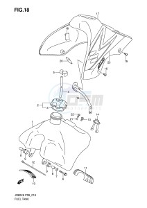 JR80 (P28) drawing FUEL TANK