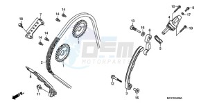 CB600F9 Europe Direct - (ED) drawing CAM CHAIN/TENSIONER