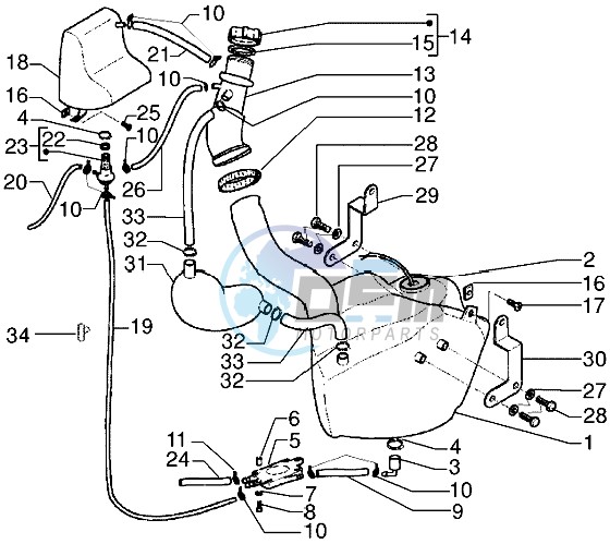 Fuel tank - Degaser