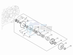 Typhoon 50 2t e3 (CH) Switserland drawing Driven pulley