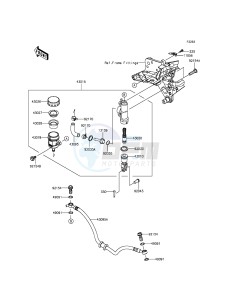 Z800 ZR800CEF UF (UK FA) XX (EU ME A(FRICA) drawing Rear Master Cylinder