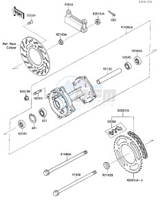 KX 80 L N [KX80] (L2-N3) [KX80] drawing REAR HUB