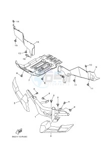 YXM700E YXM70VPHH (B42J) drawing GUARD