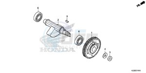 CRF250LAH CRF250LA ED drawing BALANCER SHAFT