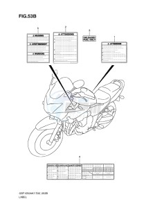 GSF-1250S BANDIT EU drawing LABEL