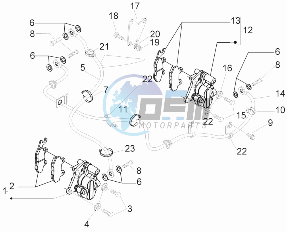 Brakes hose  - Calipers