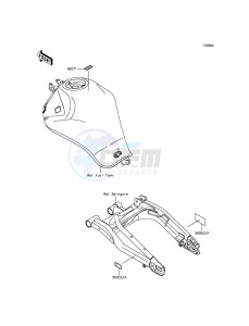 ER-6N ER650EEF XX (EU ME A(FRICA) drawing Labels