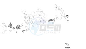 SENDA DRD MOTARD - 125 CC drawing OIL PUMP