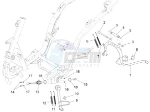 FLY 50 4T 4V USA (NAFTA) drawing Stand/s