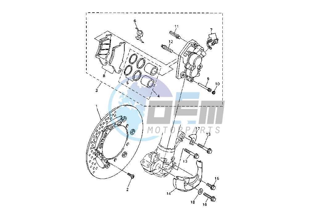 FRONT BRAKE CALIPER