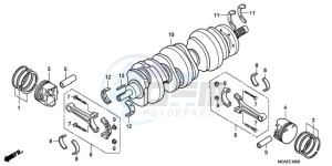 GL18009 Korea - (KO / AB) drawing CRANKSHAFT/PISTON