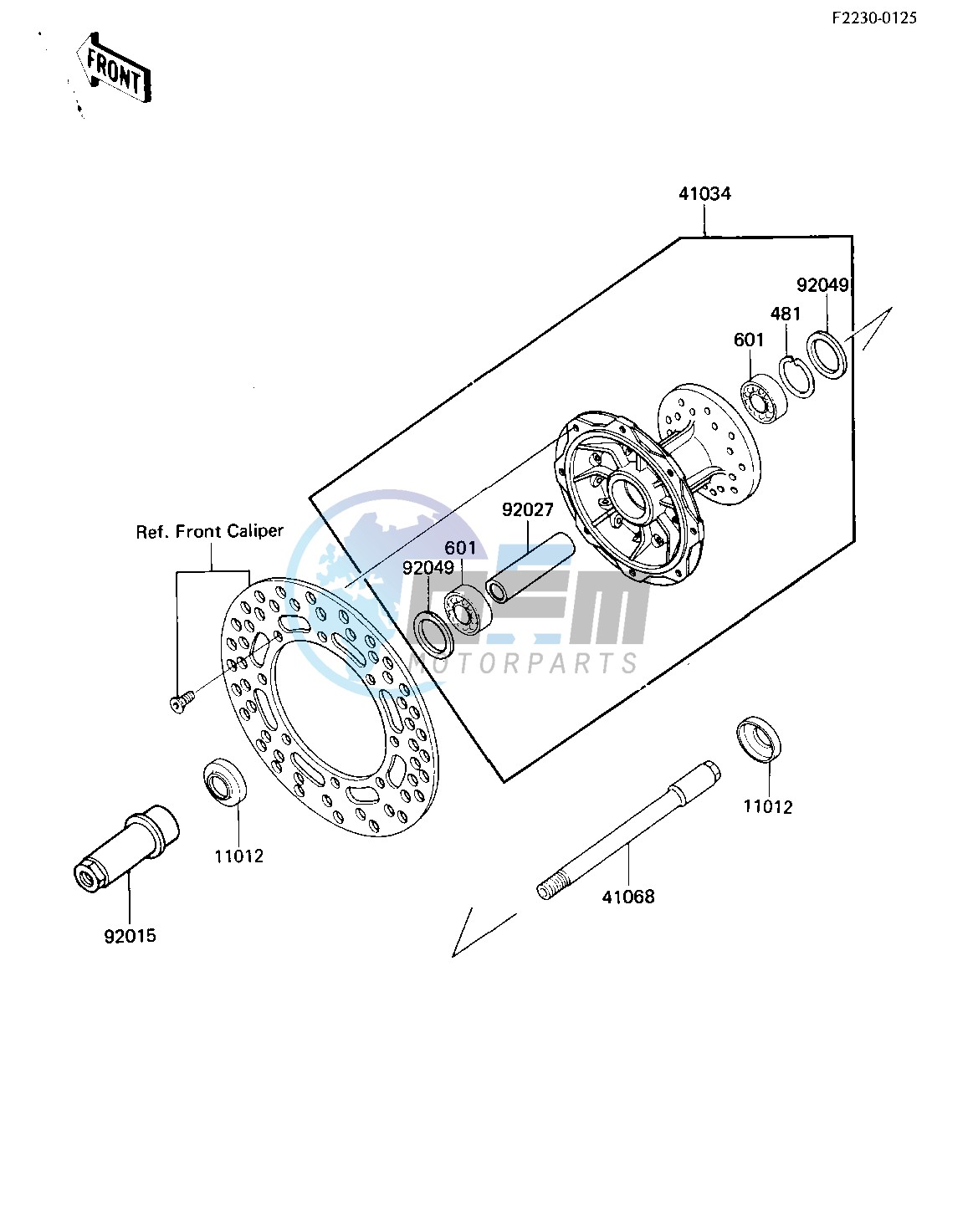 FRONT HUB