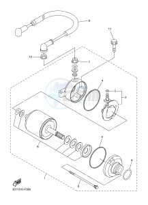 WR250R (32DW 32DV 32DX) drawing STARTING MOTOR