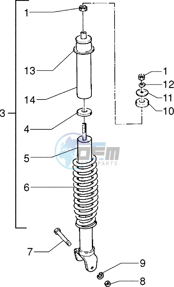 Rear Shock absorber