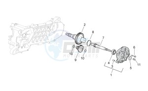 SR 50 carb. my 2014 drawing Transmission final drive