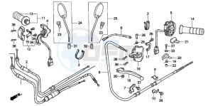 SGX50S drawing HANDLE LEVER/SWITCH/CABLE