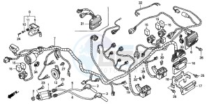 FJS600D SILVER WING drawing WIRE HARNESS (FJS6001/2/D3/D4/D5)