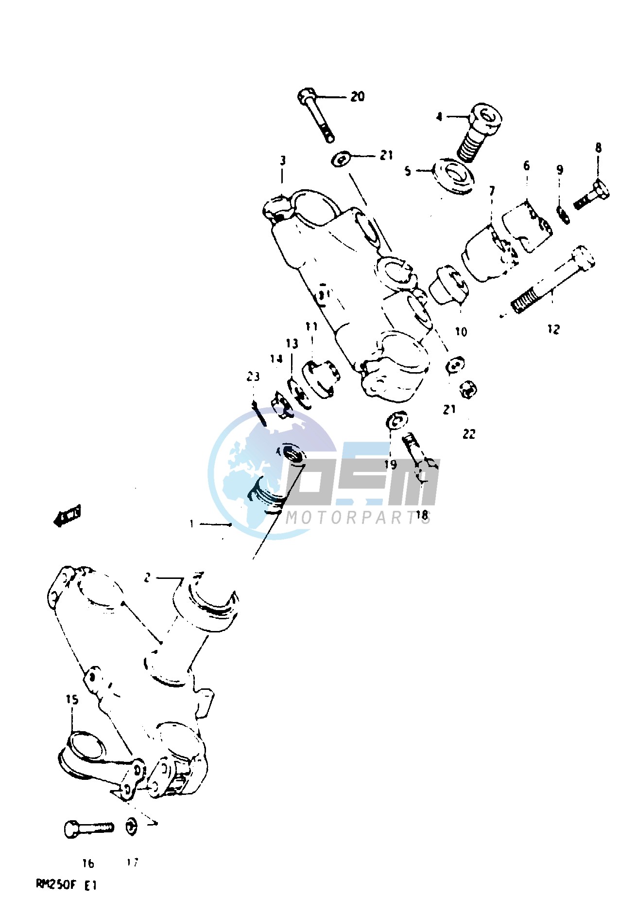 STEERING STEM (MODEL F)