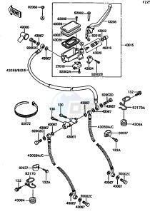 ZG 1000 A [CONCOURS] (A7-A9) [CONCOURS] drawing FRONT MASTER CYLINDER