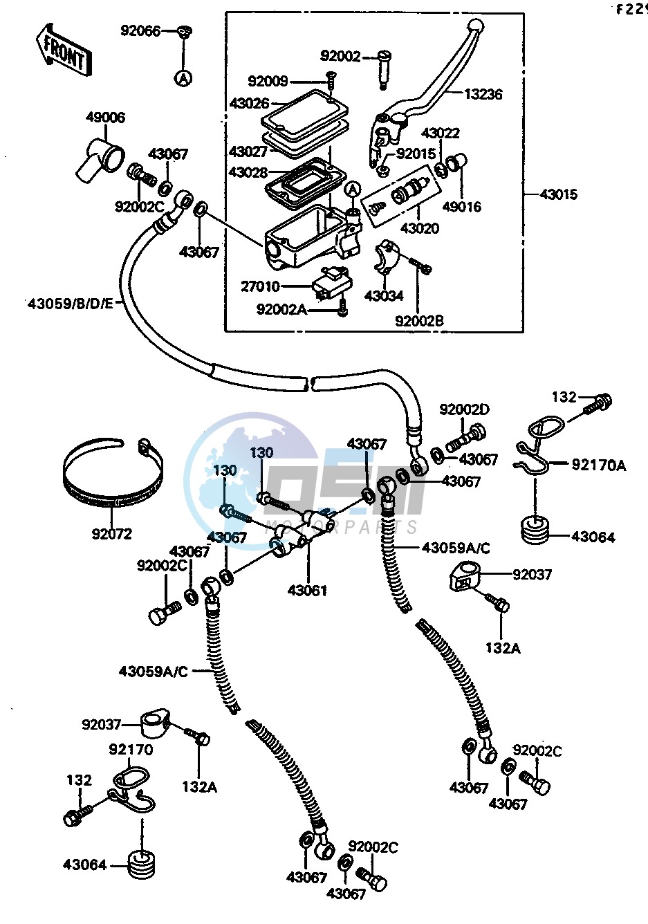 FRONT MASTER CYLINDER