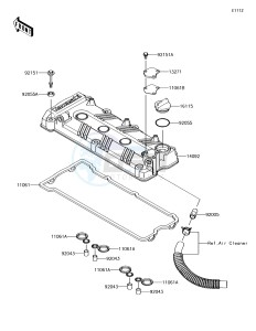 JET SKI ULTRA 310R JT1500NGF EU drawing Cylinder Head Cover