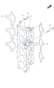 DF 250AP drawing Intake Manifold