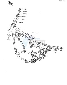 ZN 700 A [LTD SHAFT] (A1-A2) [LTD SHAFT] drawing FRAME