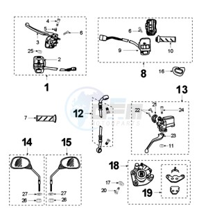 TKR MA BE drawing BRAKE SYSTEM SHOWA FORK