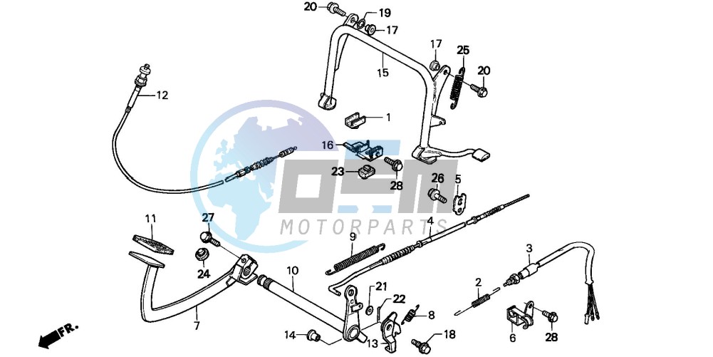 STAND/BRAKE PEDAL