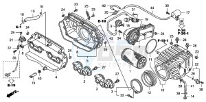 CB1300 CB1300SUPER FOUR drawing AIR CLEANER