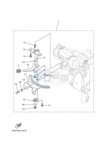 F15CMHS drawing TILLER-HANDLE