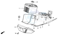 PK50SM drawing BATTERY (PK50MS/SMS)