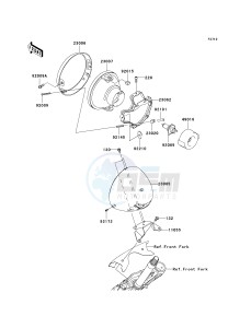 VN 1700 C [VULVAN 1700 NOMAD] (9FA) C9F drawing HEADLIGHT-- S- -