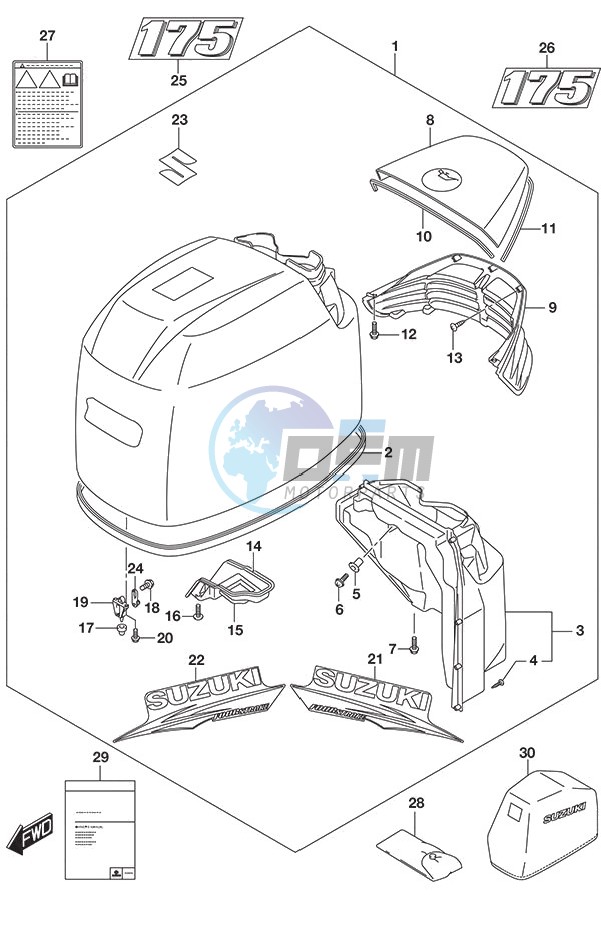 Engine Cover (White)