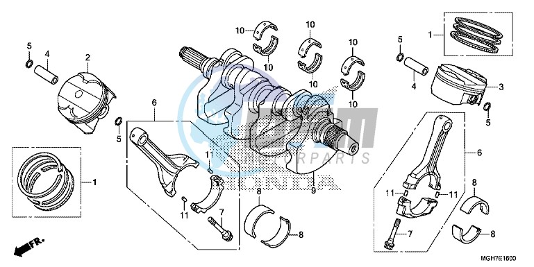 CRANKSHAFT/ PI STON