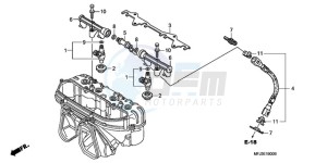 CBR600RR9 U / MME SPC 2U drawing FUEL INJECTOR