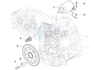 Beverly 250 (USA) USA drawing Starter - Electric starter