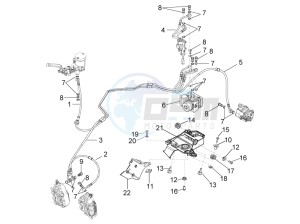 Tuono V4 1100 RR (USA-CND) USA-CND drawing ABS brake system